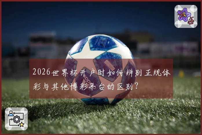 2026世界杯开户时如何辨别正规体彩与其他博彩平台的区别？